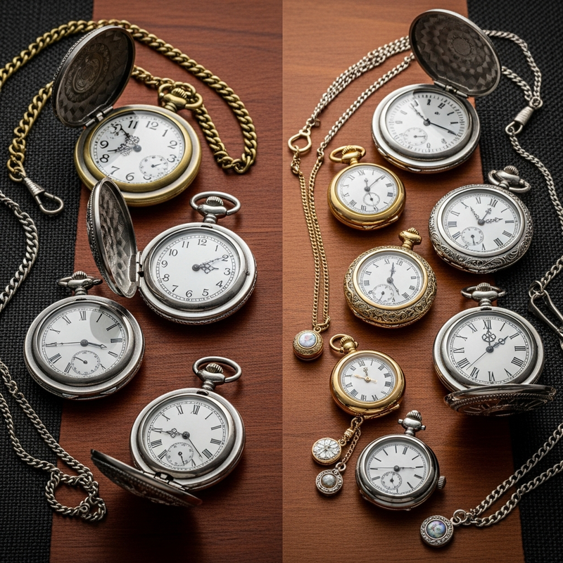 Guide : Les différences entre montre à gousset féminine e... -