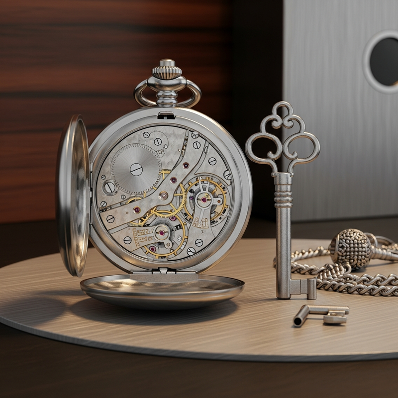 Réglage montre gousset : Clé vs Levier, stop à l'erreur - https://gousset-heritage.com/