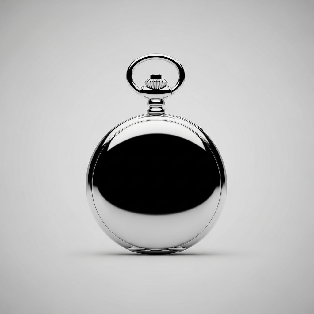 Montre à gousset classique Savonnette en argent poli - Sélection Fête des Pères - Gousset Heritage.