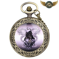 Amulette du Chaos - Montre à Gousset Quartz Bronze Patiné 46mm - Gousset-heritage