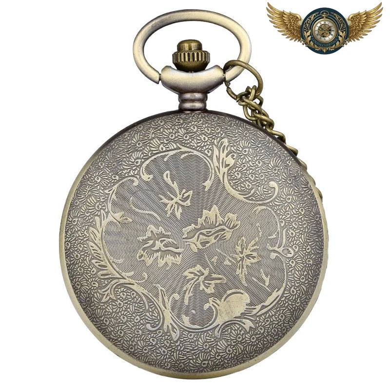 Amulette du Chaos - Montre à Gousset Quartz Bronze Patiné 46mm - Vue 2 - Gousset-heritage