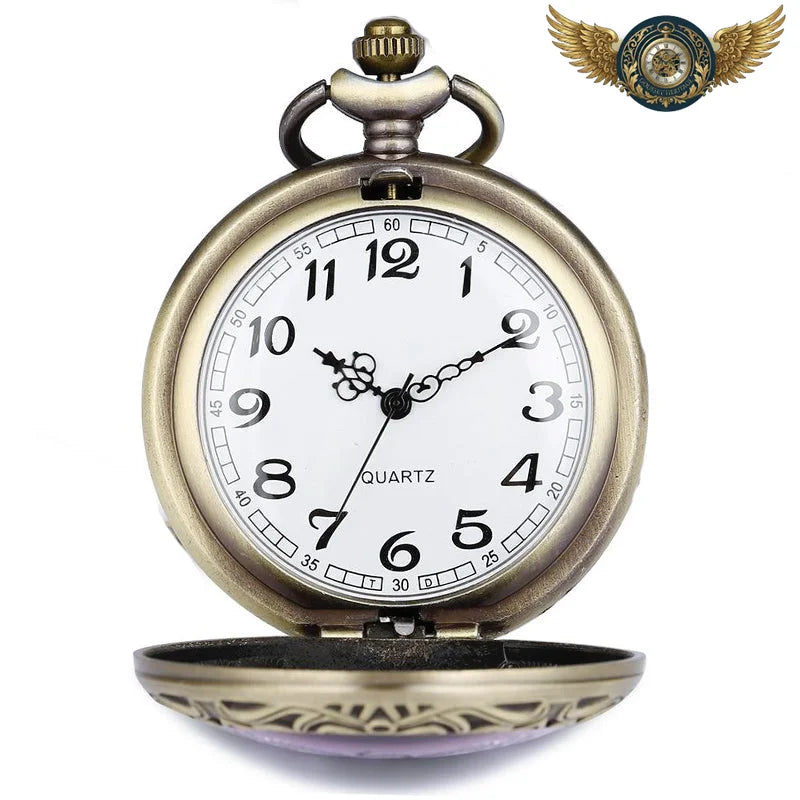 Amulette du Chaos - Montre à Gousset Quartz Bronze Patiné 46mm - Vue 3 - Gousset-heritage