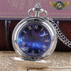 Céleste Nocturne | Montre Sautoir Filigrane Argenté Quartz - Vue 14 - Gousset-heritage