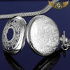 Céleste Nocturne | Montre Sautoir Filigrane Argenté Quartz - Vue 6 - Gousset-heritage