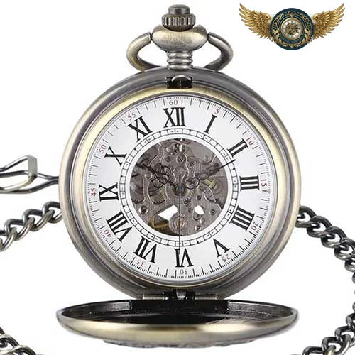 Centaure Mystique - Montre Gousset Mécanique Chasseur Bronze - Vue 2 - Gousset-heritage