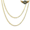 Chaîne Sautoir Héritage 80cm Maille Forçat Acier Inoxydable - Or - Gousset-heritage