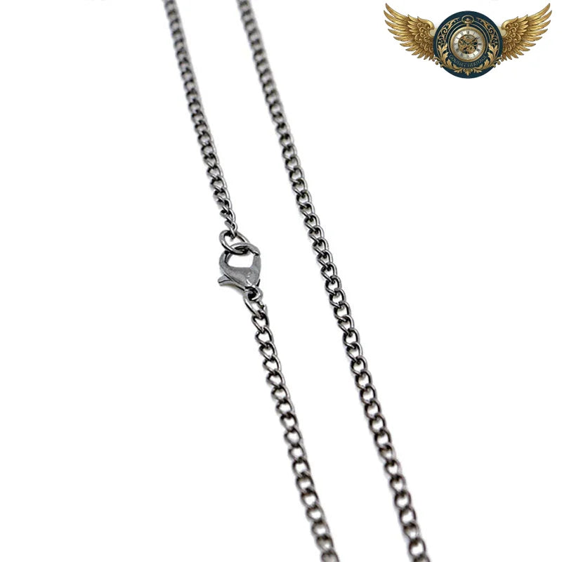 Chaîne Sautoir Héritage 80cm Maille Forçat Acier Inoxydable - Vue 6 - Gousset-heritage