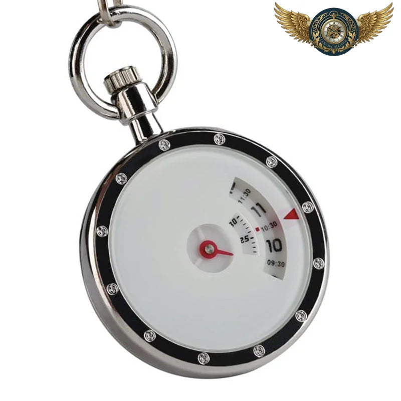 Chrono Disque - Gousset Acier Poli Quartz, Affichage semi-rétrograde - Vue 3 - Gousset-heritage