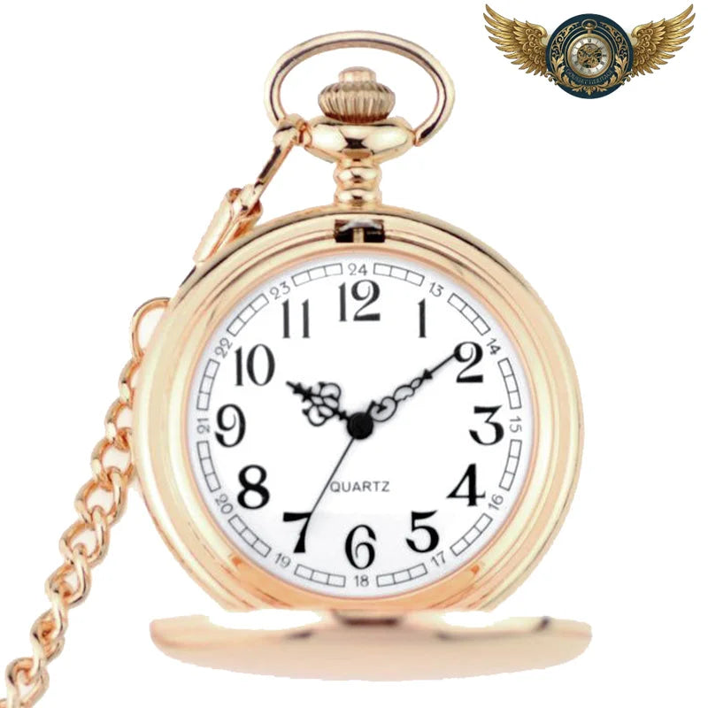 Classique Minimaliste - Montre de Poche Boîtier Chasseur Quartz - Vue 2 - Gousset-heritage