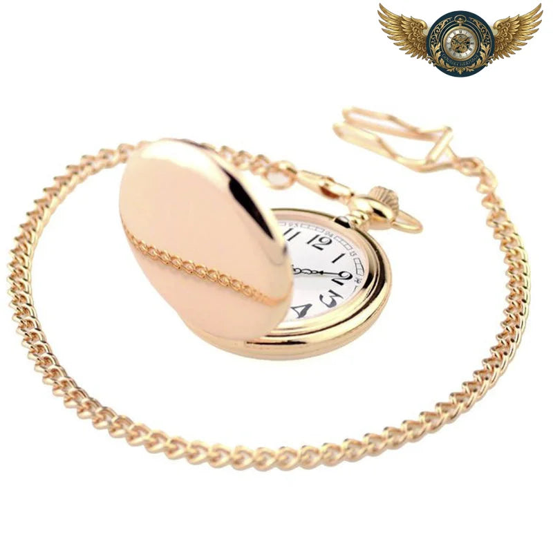 Classique Minimaliste - Montre de Poche Boîtier Chasseur Quartz - Vue 8 - Gousset-heritage