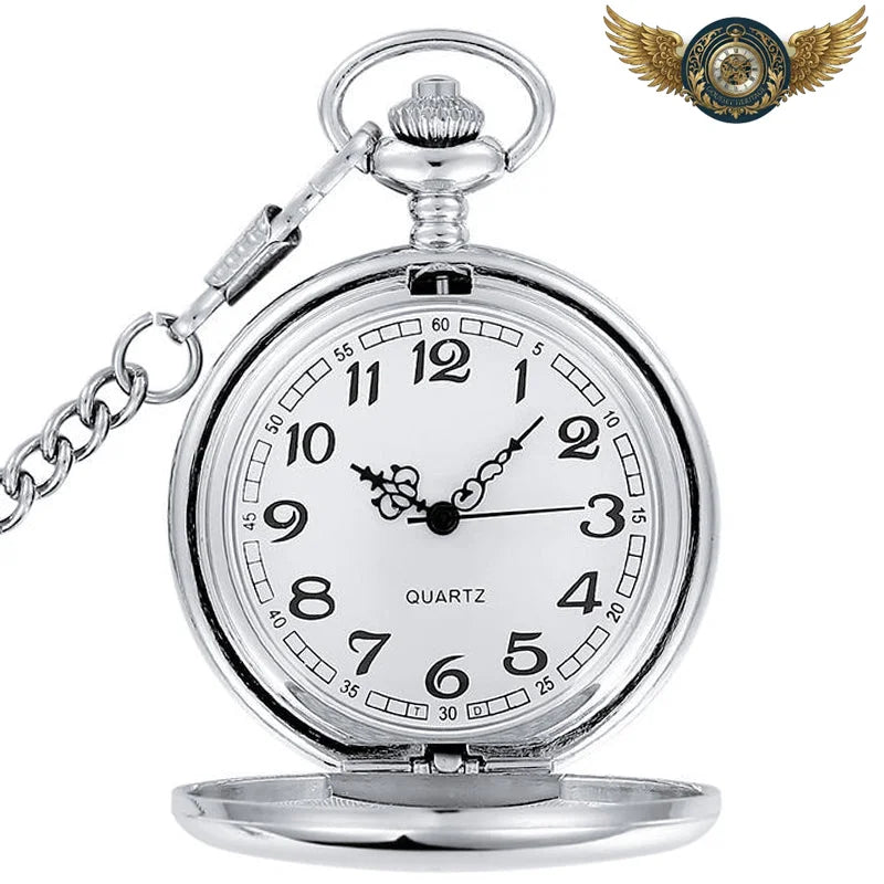 Classique Minimaliste - Montre de Poche Boîtier Chasseur Quartz - Vue 9 - Gousset-heritage