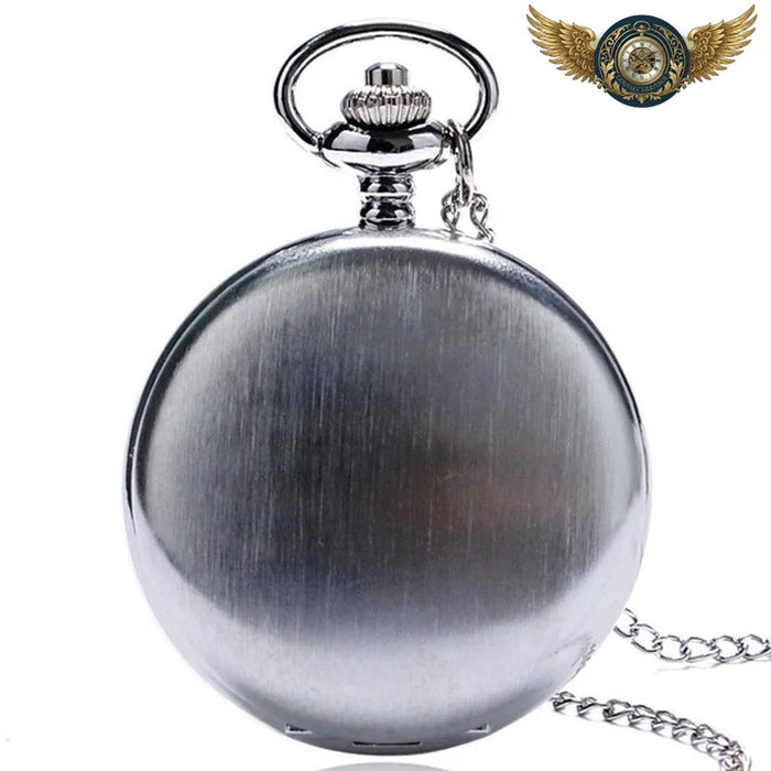 Garde-Temps Chasseur Quartz Argent Poli | Minimaliste Chic - Vue 1 - Gousset-heritage