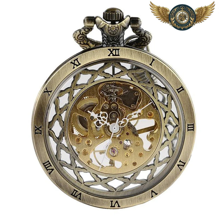 Garde-Temps Squelette Mécanique Manuelle | Dandy Bronze - Vue 1 - Gousset-heritage