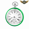 Garde-temps Automatique Dandy - Bicolore Vert Émeraude 55mm - Vue 1 - Gousset-heritage