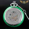 Garde-temps Automatique Dandy - Bicolore Vert Émeraude 55mm - Vue 5 - Gousset-heritage