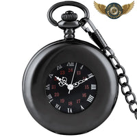 Garde-temps Néo-Dandy - Montre mécanique Demi Chasseur Noire - Gousset-heritage