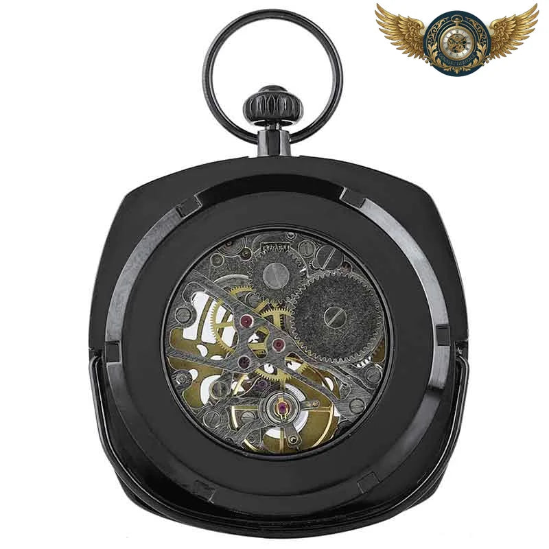 Garde-temps Squelette Mécanique - Horloge de Bureau Tech-Luxe - Vue 3 - Gousset-heritage