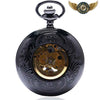 Gentleman Mécanicien - Gousset Demi-Chasseur Squelette Noir Or - Vue 2 - Gousset-heritage