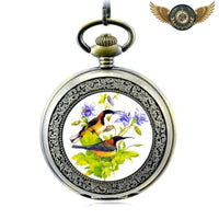 Gousset Floral Mécanique Bronze Antique | Boîtier Savonnette - modèle Modèle 2 - Gousset-heritage