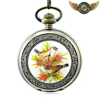 Gousset Floral Mécanique Bronze Antique | Boîtier Savonnette - modèle Modèle 3 - Gousset-heritage