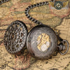 Gousset Full-Hunter Squelette Mécanique – Style Steampunk Noir - Vue 3 - Gousset-heritage