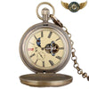 Gousset Néo-Victorien Bronze Double Savonnette Open Heart - Vue 2 - Gousset-heritage