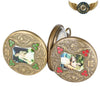 Gousset Néo-Victorien Bronze Double Savonnette Open Heart - Vue 5 - Gousset-heritage