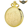 Gousset Pendentif Art Nouveau | Demi-Chasseur Doré Émail - Vue 5 - Gousset-heritage