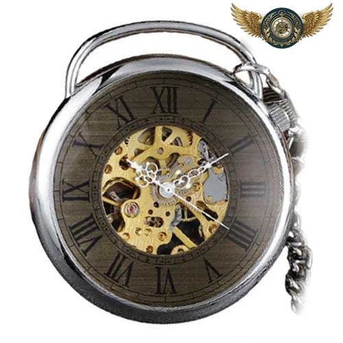 Gousset Squelette Mécanique – Chiffres Romains Rétro-Chic - Vue 1 - Gousset-heritage