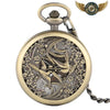 Hirondelles Célestes - Montre Gousset Squelette Bronze Antique - Bronze - Gousset-heritage