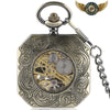 L'Æther - Montre Gousset Mécanique Squelette Octogonale - Vue 7 - Gousset-heritage