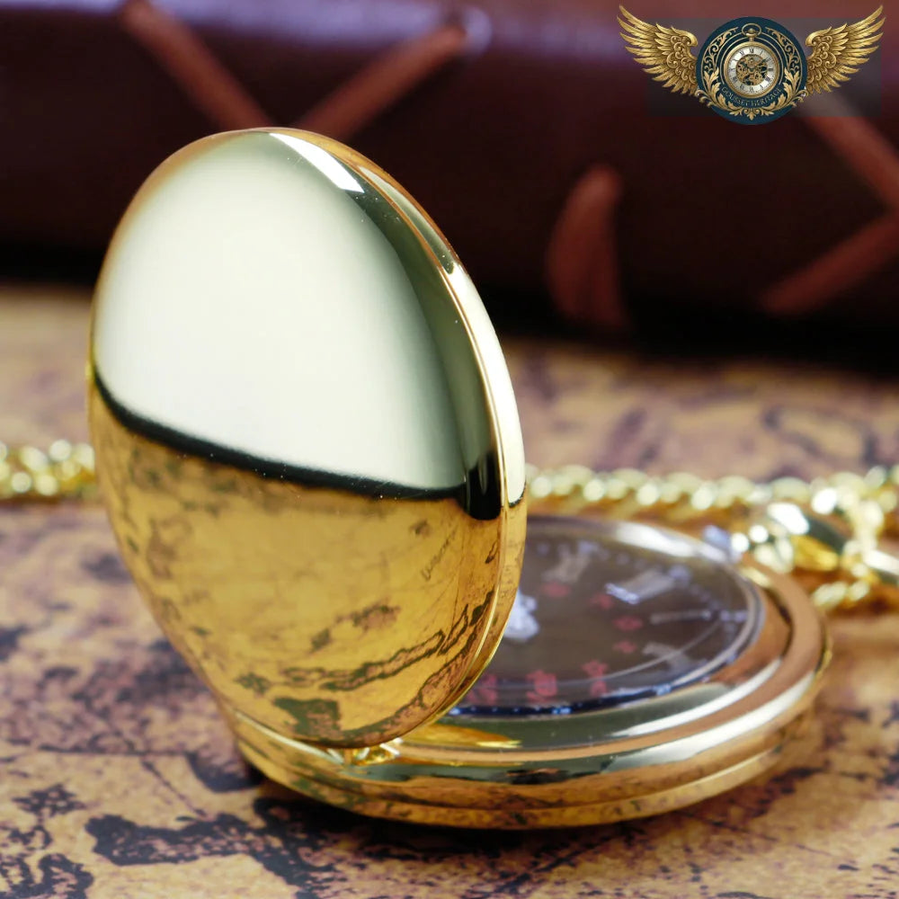 L'Absolu - Montre Gousset Chasseur Acier Poli & Quartz de Précision - Vue 5 - Gousset-heritage