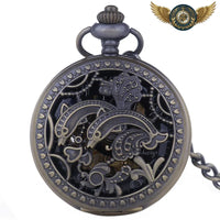 L'Abysse | Montre Gousset Demi-Chasseur Mécanique Bronze - Gousset-heritage
