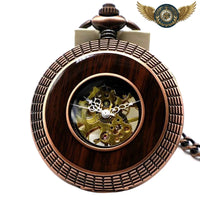 L'Aéronef - Montre Gousset Demi-Chasseur Squelette Cuivre - Gousset-heritage