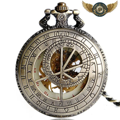 Acheter L'Aéronef - Montre Gousset Mécanique Bronze Gravures Ajourées - Gousset-heritage
