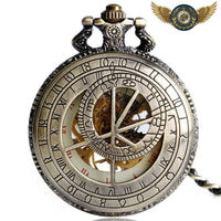 L'Aéronef - Montre Gousset Mécanique Bronze Gravures Ajourées - Gousset-heritage