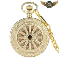 L'Aérostier - Montre à Gousset Demi-Chasseur Mécanique Squelette - modèle gold - Gousset-heritage