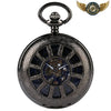 L'Aérostier - Montre à Gousset Demi-Chasseur Mécanique Squelette - black - Gousset-heritage