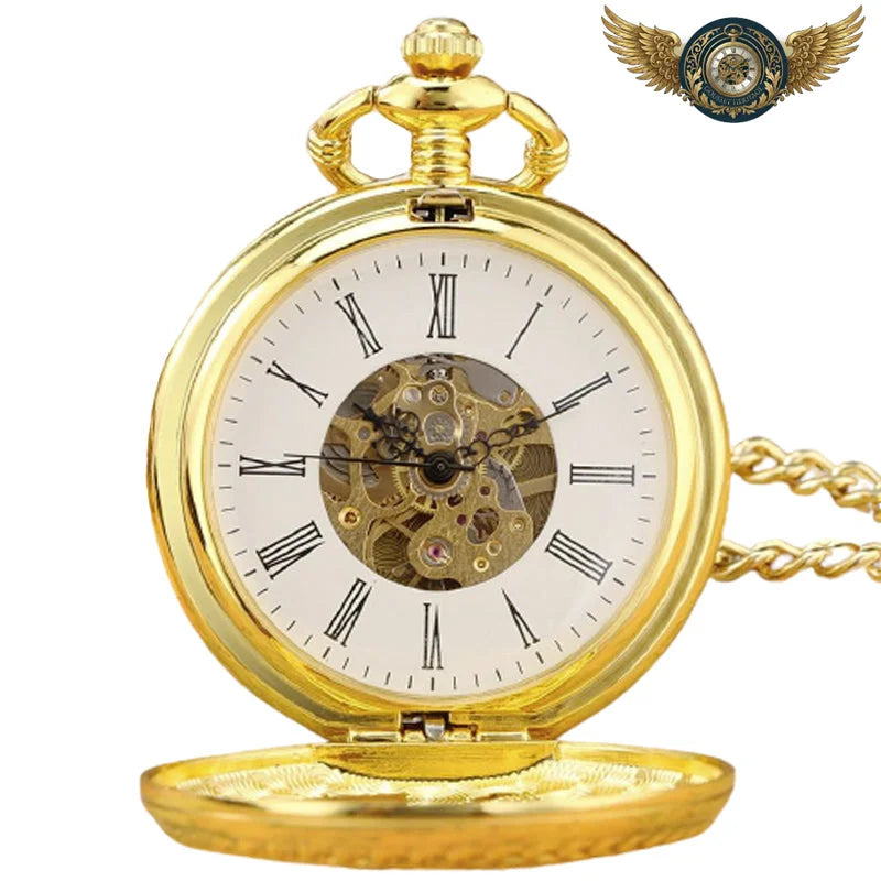 L'Aigle Doré - Montre Gousset Double Savonnette Mécanique - Vue 2 - Gousset-heritage