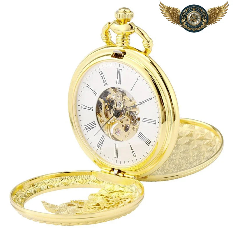 L'Aigle Doré - Montre Gousset Double Savonnette Mécanique - Vue 4 - Gousset-heritage
