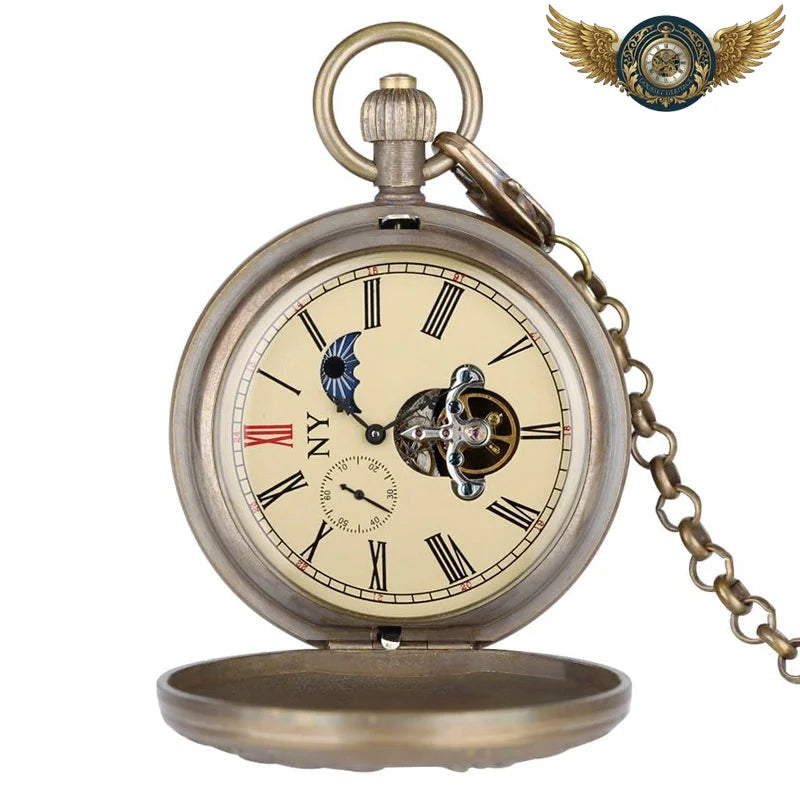 L'Aigle Impérial - Montre Gousset Double Chasseur Mécanique - Vue 2 - Gousset-heritage