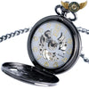L'Aigle Noir - Montre Gousset Mécanique Chasseur Gravé 3D - Vue 2 - Gousset-heritage