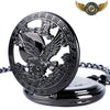 L'Aigle Noir - Montre Gousset Mécanique Chasseur Gravé 3D - Vue 3 - Gousset-heritage