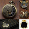 L'Aigle Noir | Montre Gousset Demi-Chasseur Squelette Manuel - Vue 4 - Gousset-heritage