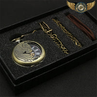 L'Aigle Noir | Montre Gousset Demi-Chasseur Squelette Manuel - modèle Bronze - Gousset-heritage