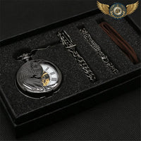 L'Aigle Noir | Montre Gousset Demi-Chasseur Squelette Manuel - modèle Noir - Gousset-heritage