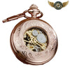 L'Alchimiste - Montre Gousset Mécanique Or Rose Demi-Chasseur - Vue 2 - Gousset-heritage
