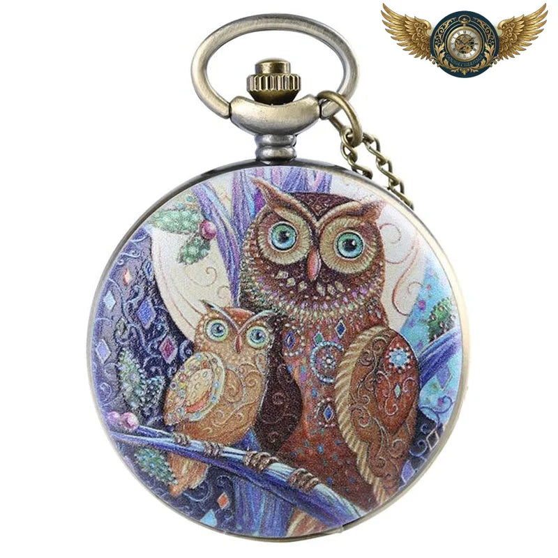 L'Amulette Victorienne – Montre Gousset Full Hunter Illustrée Quartz - 4 - Gousset-heritage