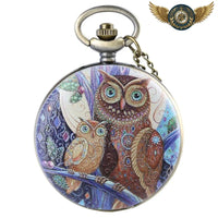 L'Amulette Victorienne – Montre Gousset Full Hunter Illustrée Quartz - modèle 4 - Gousset-heritage