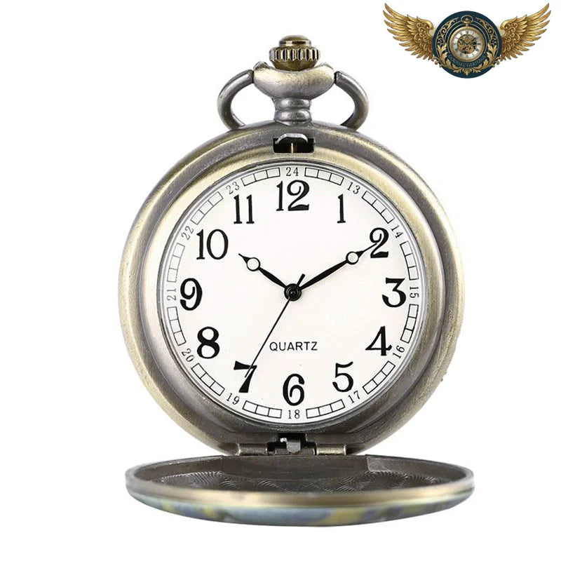 L'Amulette Victorienne – Montre Gousset Full Hunter Illustrée Quartz - Vue 7 - Gousset-heritage
